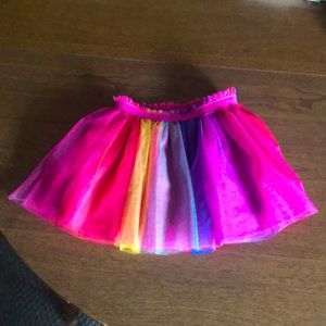 Like new trolls rainbow tutu skirt !!